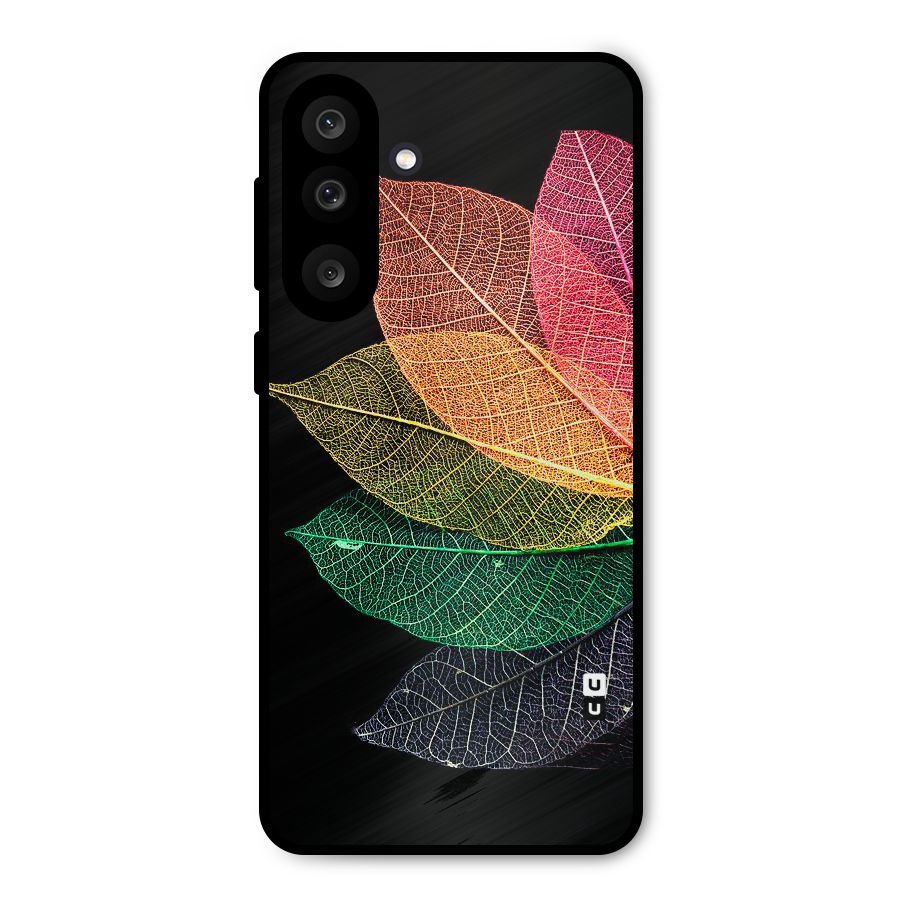 Net Leaf Color Design Metal Back Case for Galaxy M56
