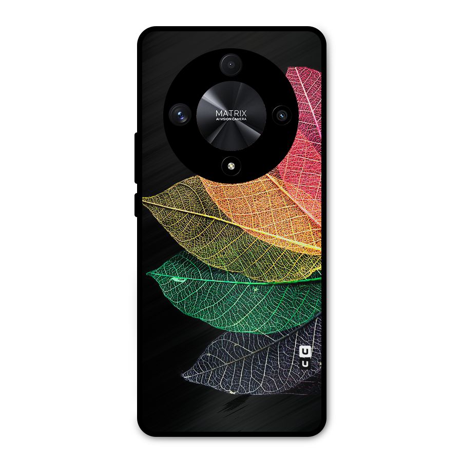 Net Leaf Color Design Metal Back Case for Honor X9b