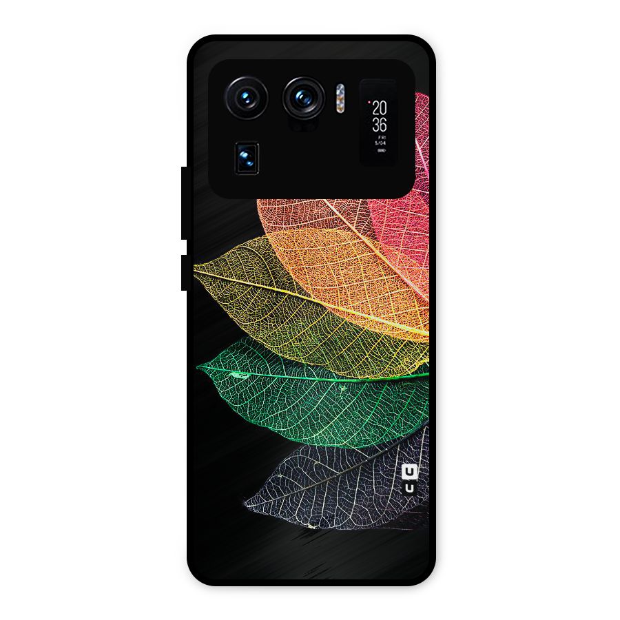 Net Leaf Color Design Metal Back Case for Mi 11 Ultra