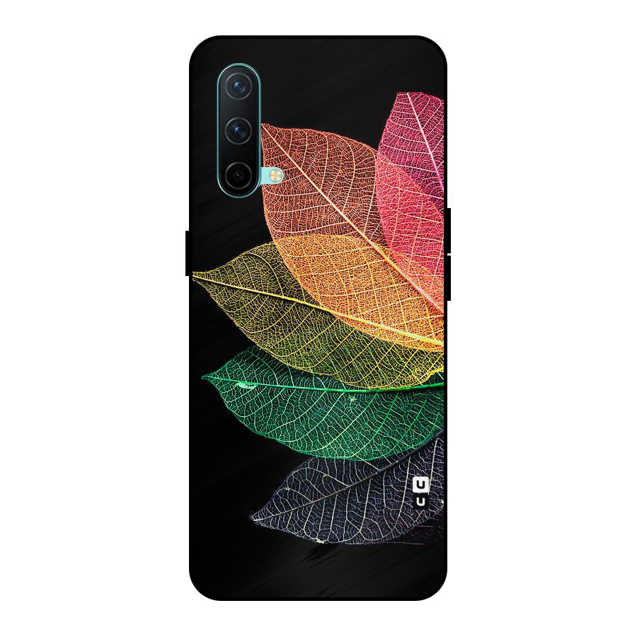 Net Leaf Color Design Metal Back Case for Nord CE 5g