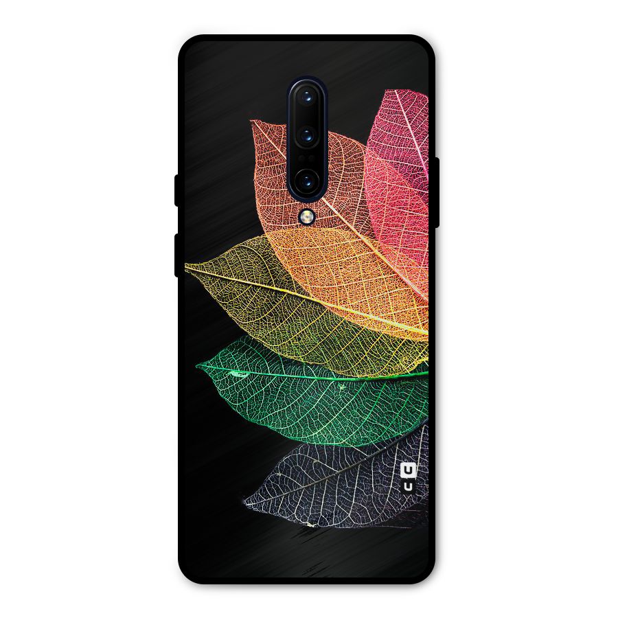 Net Leaf Color Design Metal Back Case for OnePlus 7 Pro