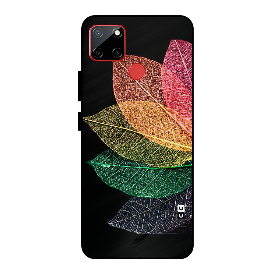 Net Leaf Color Design Metal Back Case for Realme C12