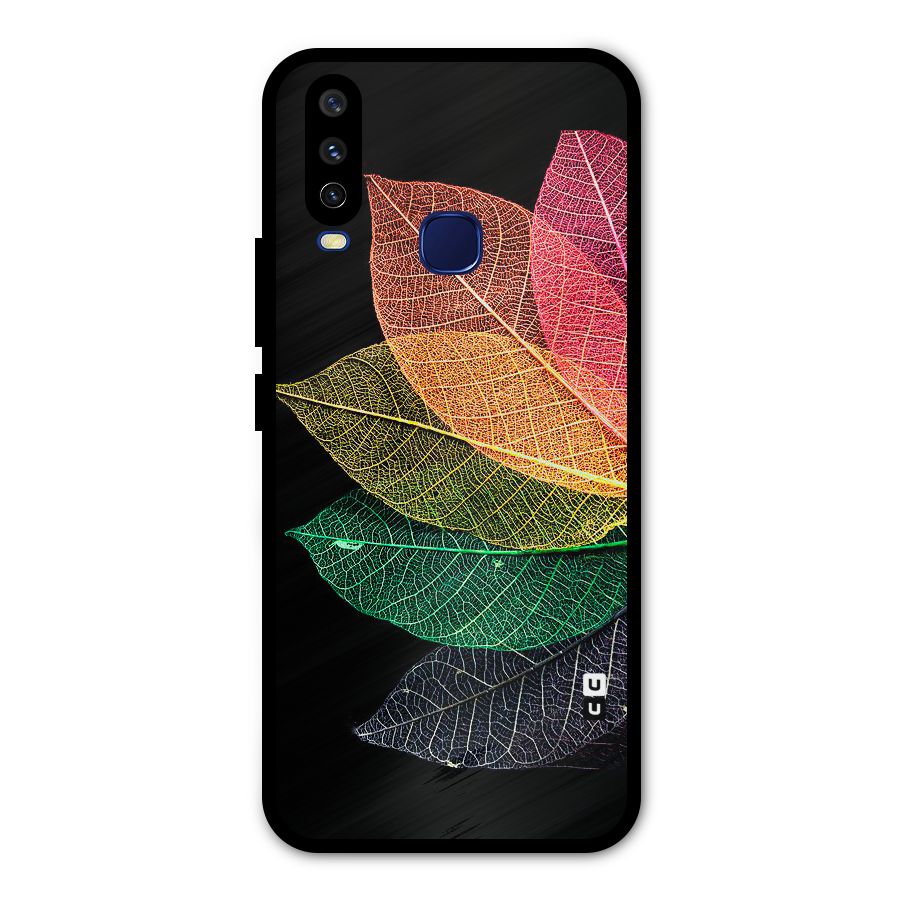 Net Leaf Color Design Metal Back Case for Vivo V17