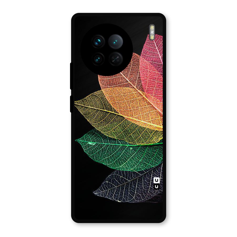 Net Leaf Color Design Metal Back Case for Vivo X90