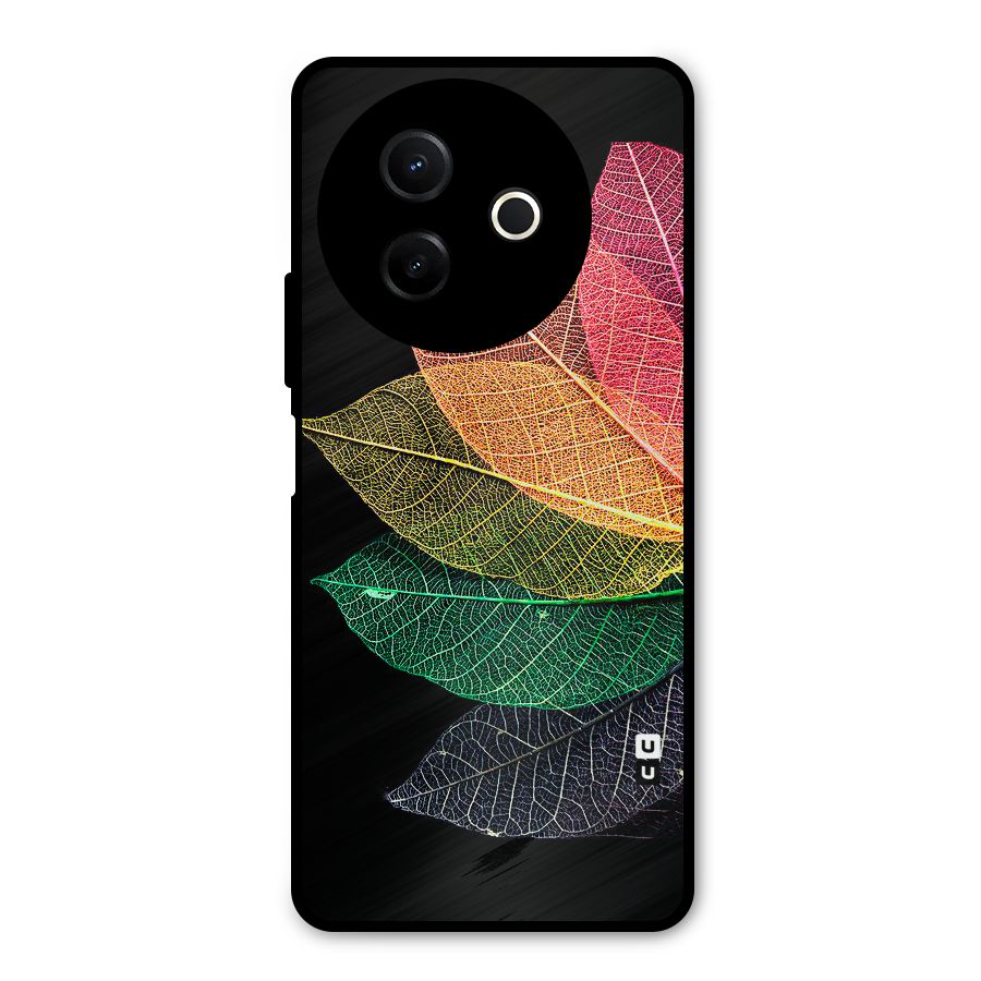 Net Leaf Color Design Metal Back Case for Vivo Y39