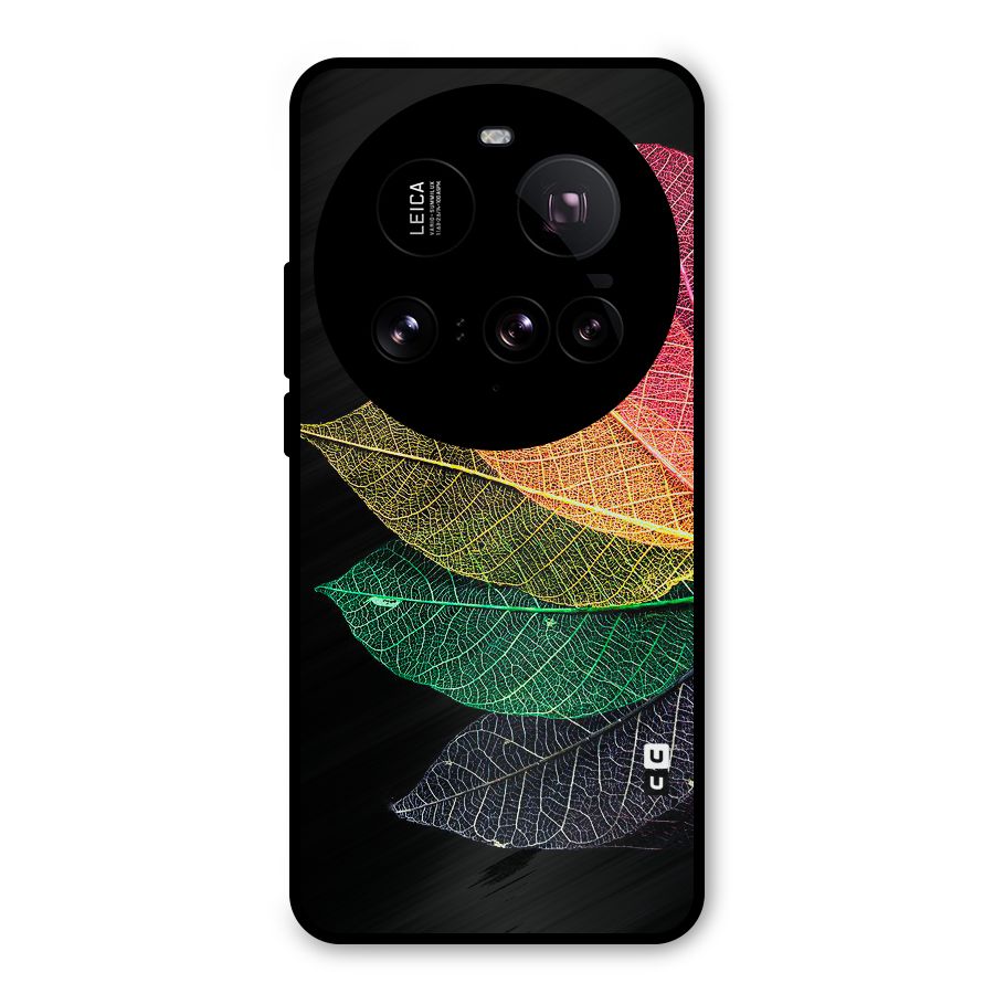 Net Leaf Color Design Metal Back Case for Xiaomi 15 Ultra