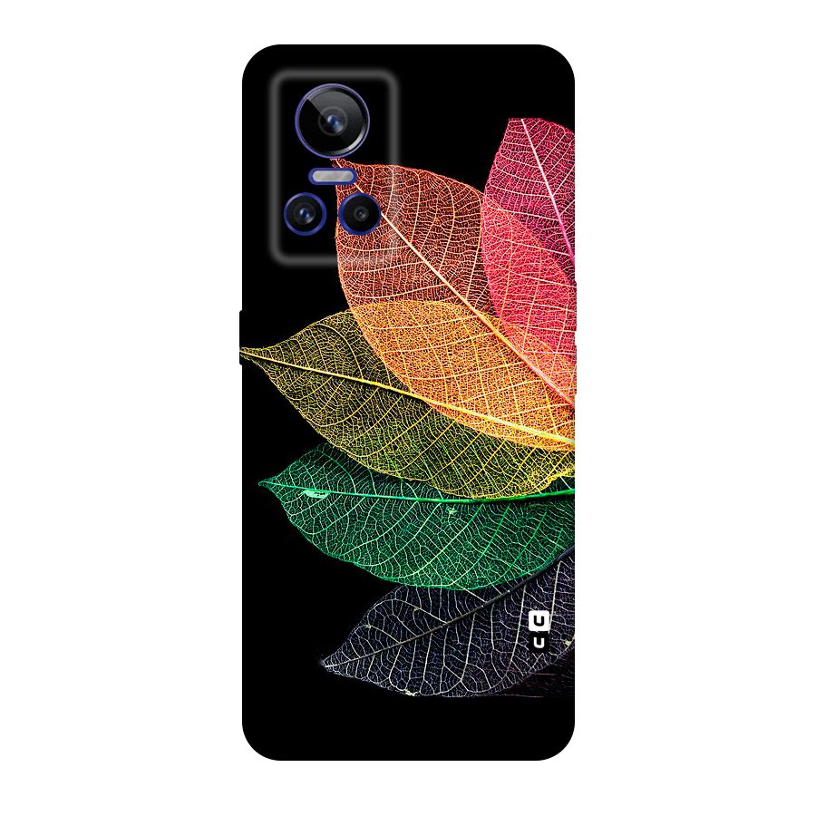Net Leaf Color Design Original Polycarbonate Back Case for Realme GT Neo 3