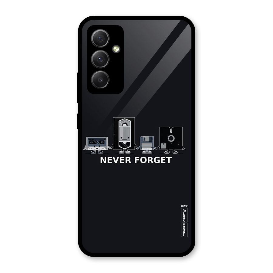 Never Forget Glass Back Case for Galaxy A34
