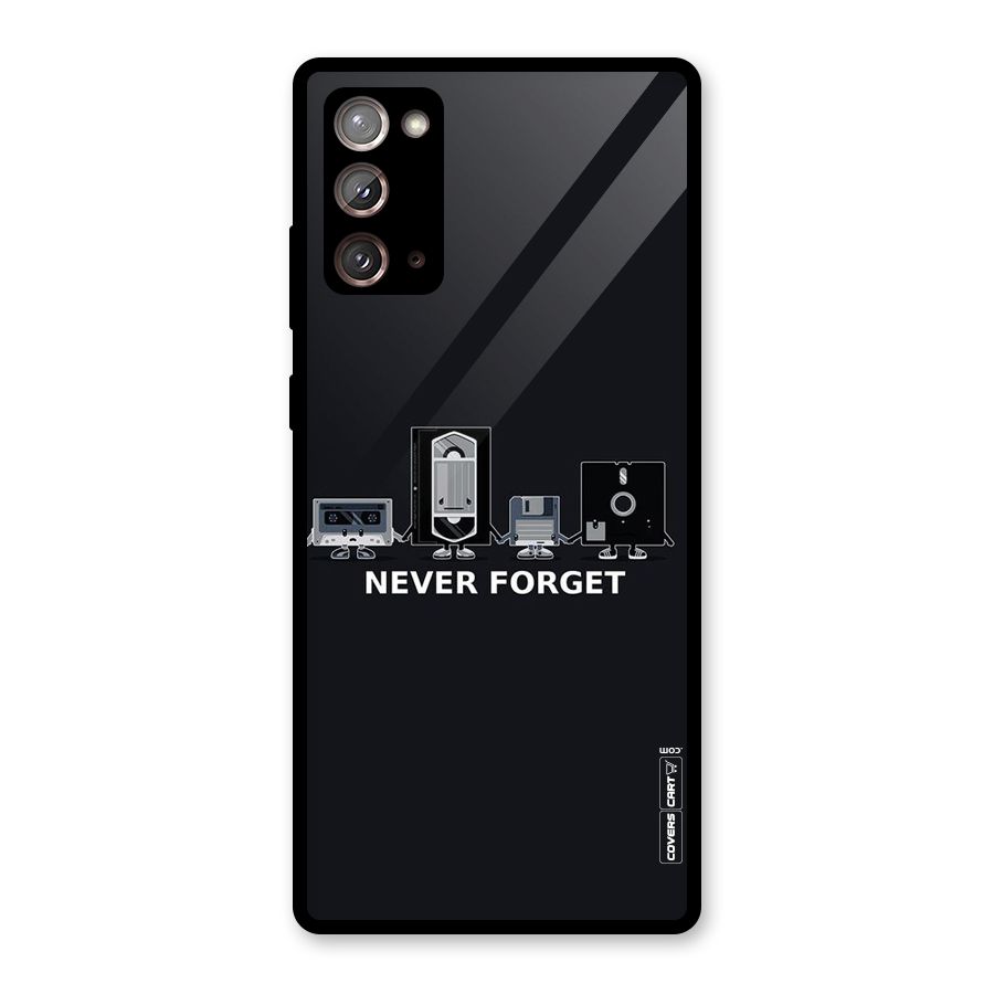 Never Forget Glass Back Case for Galaxy Note 20