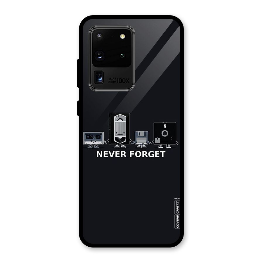 Never Forget Glass Back Case for Galaxy S20 Ultra