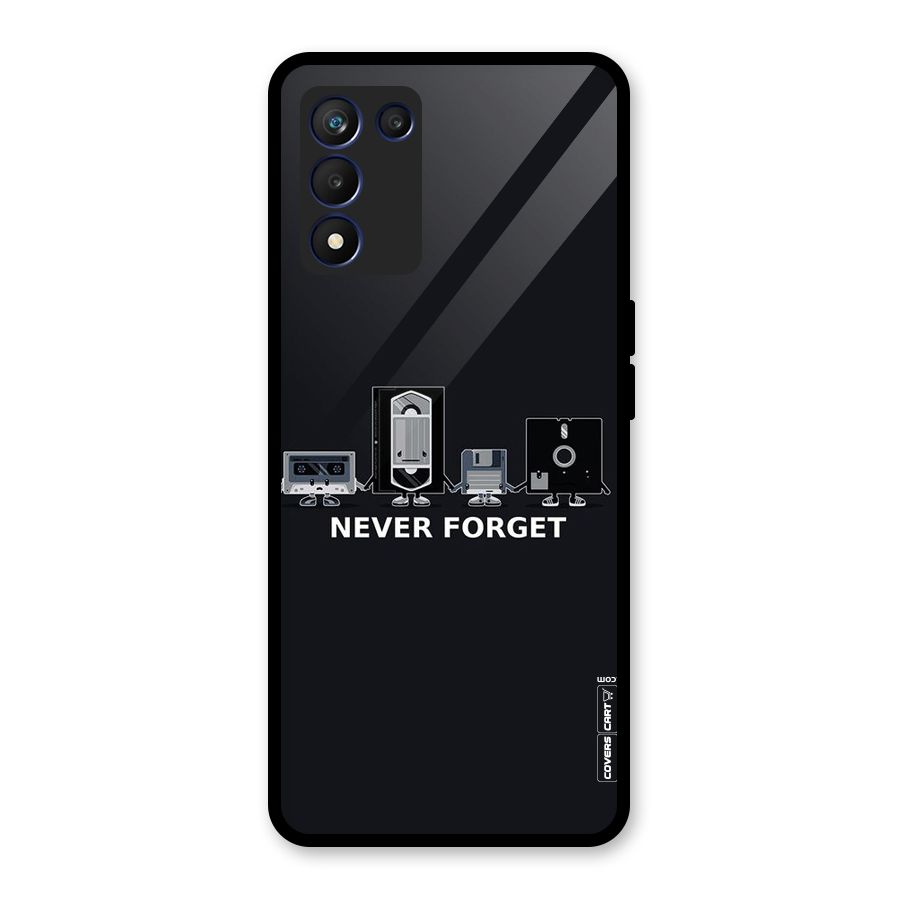 Never Forget Glass Back Case for Realme 9 5G Speed