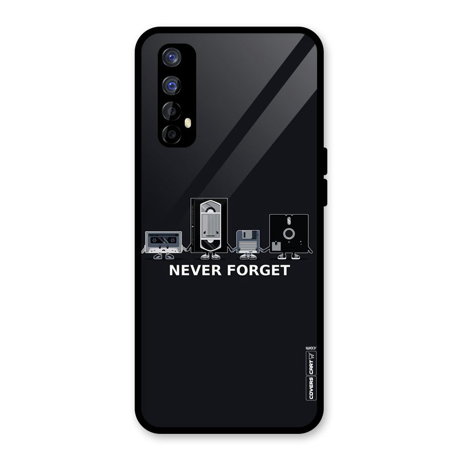 Never Forget Glass Back Case for Realme Narzo 20 Pro