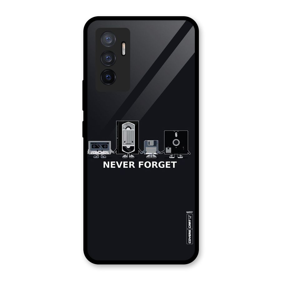 Never Forget Glass Back Case for Vivo V23e