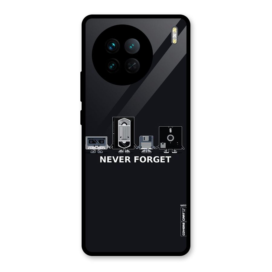 Never Forget Glass Back Case for Vivo X90