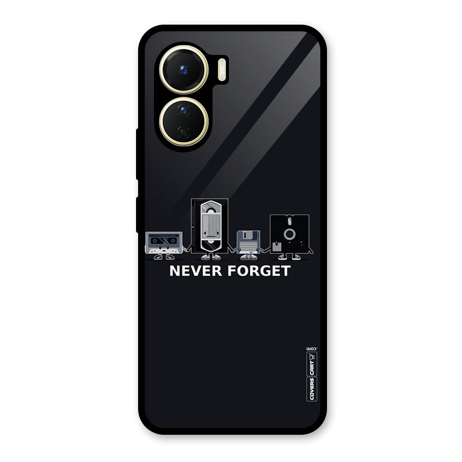 Never Forget Glass Back Case for Vivo Y16
