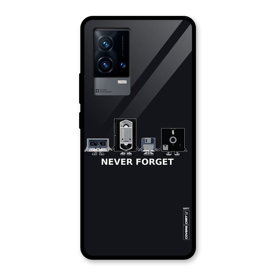 Never Forget Glass Back Case for iQOO 9 5G