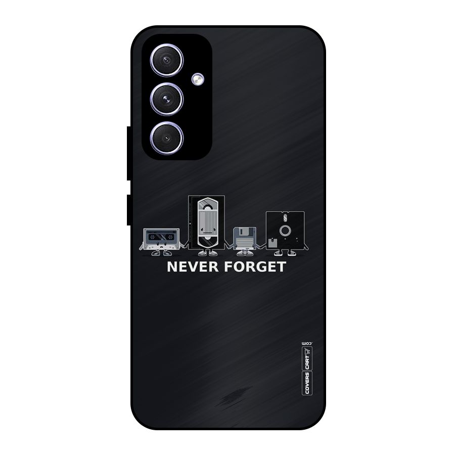Never Forget Metal Back Case for Galaxy A54