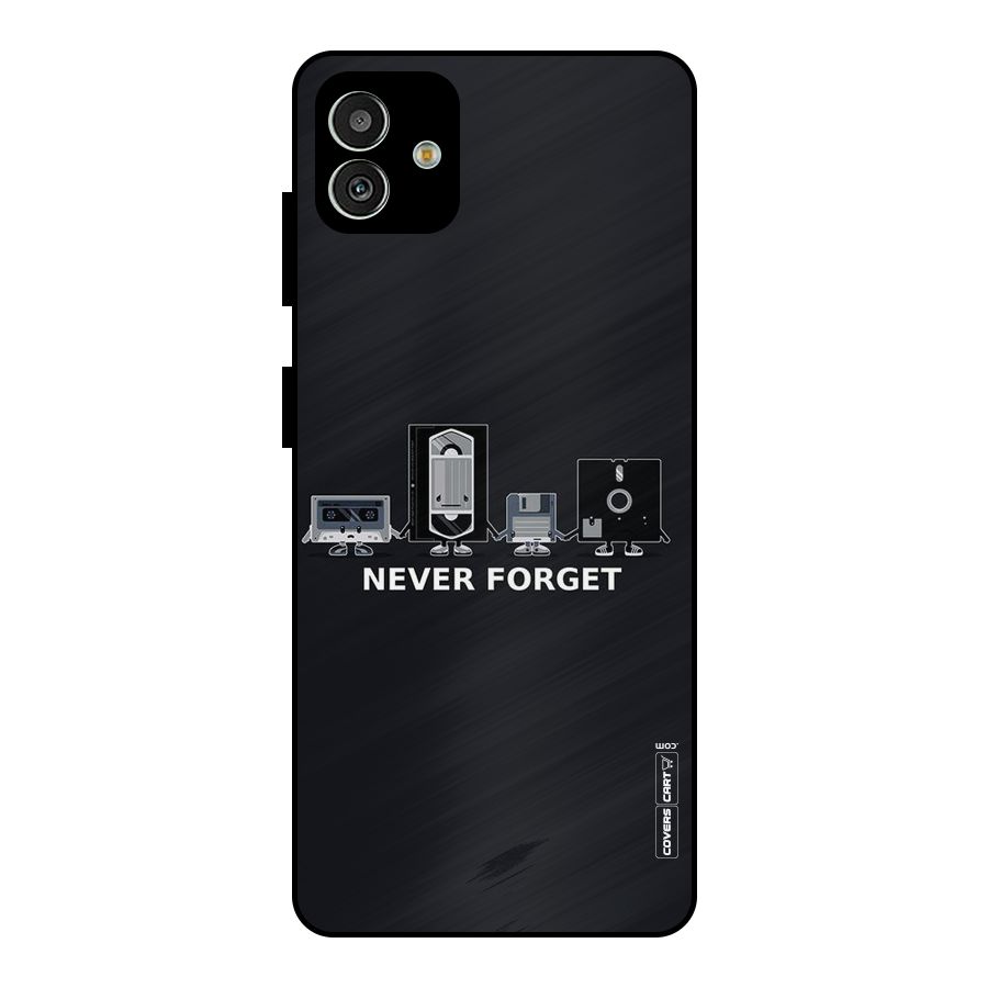 Never Forget Metal Back Case for Galaxy M13 5G