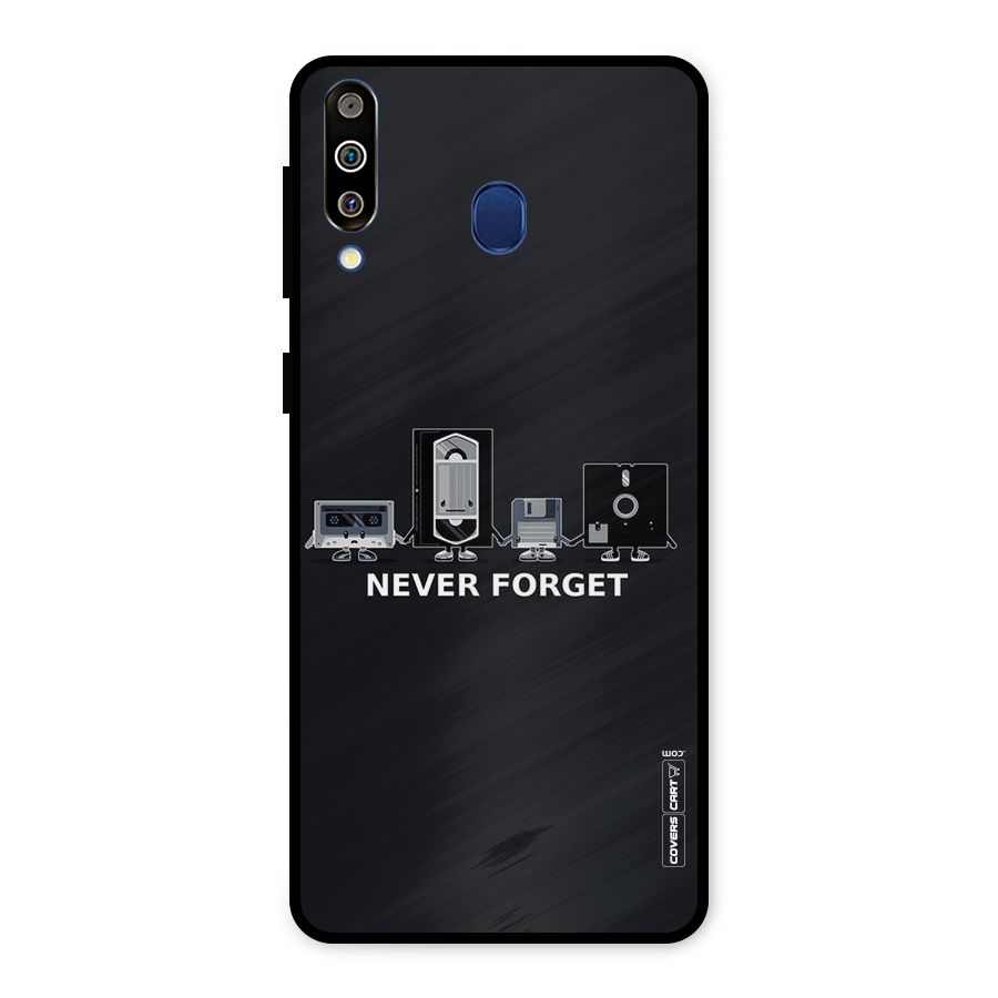 Never Forget Metal Back Case for Galaxy M30