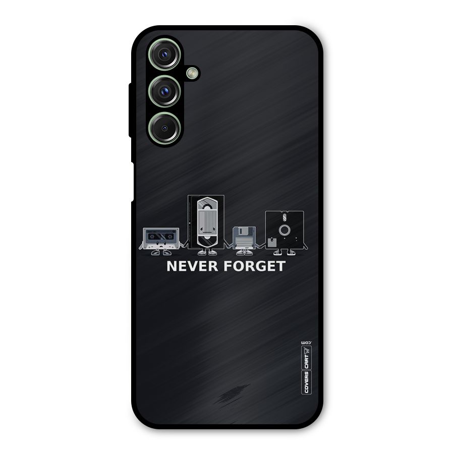 Never Forget Metal Back Case for Galaxy M34