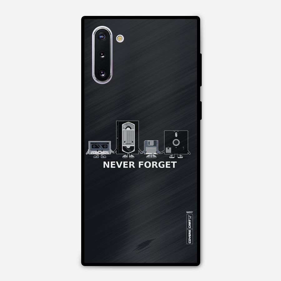 Never Forget Metal Back Case for Galaxy Note 10