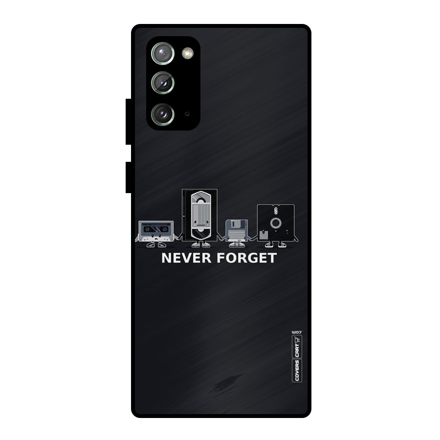 Never Forget Metal Back Case for Galaxy Note 20