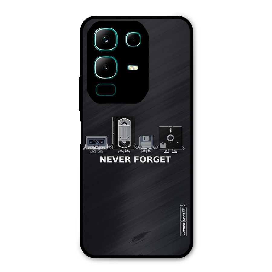 Never Forget Metal Back Case for Infinix Note 50x