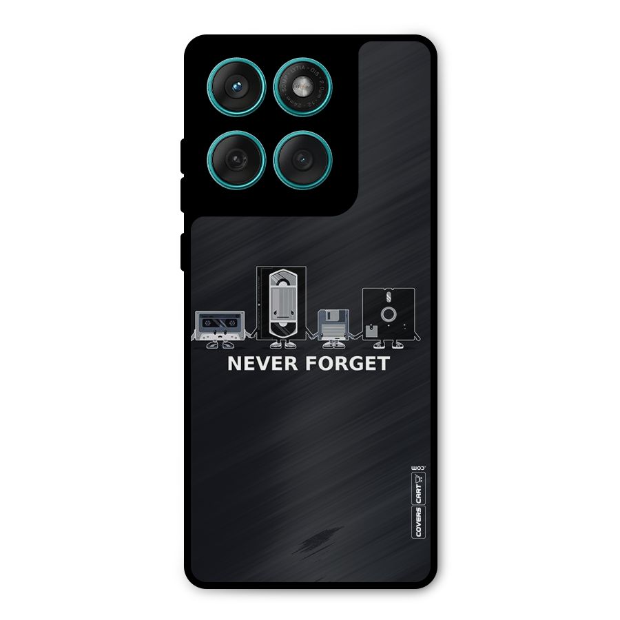 Never Forget Metal Back Case for Motorola Edge 60 Fusion