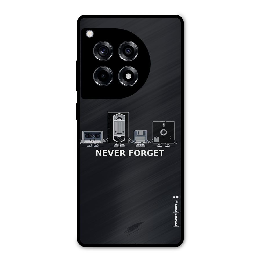 Never Forget Metal Back Case for OnePlus 12R