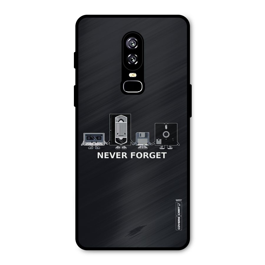 Never Forget Metal Back Case for OnePlus 6