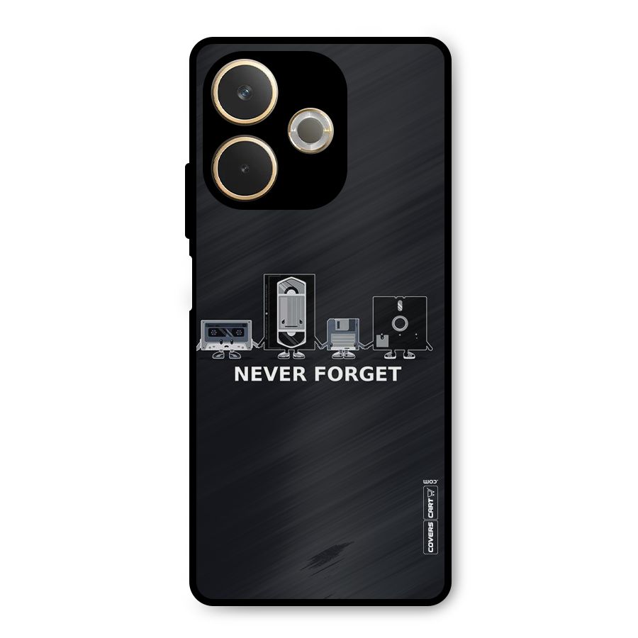 Never Forget Metal Back Case for Oppo A5 Pro