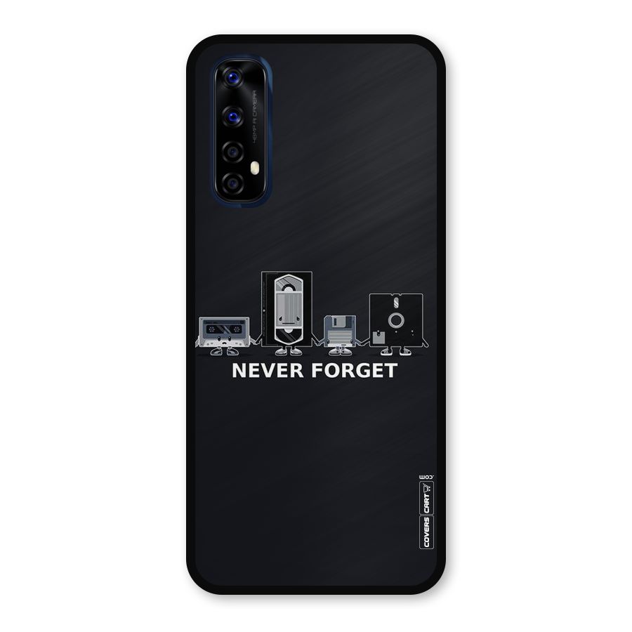 Never Forget Metal Back Case for Realme Narzo 20 Pro