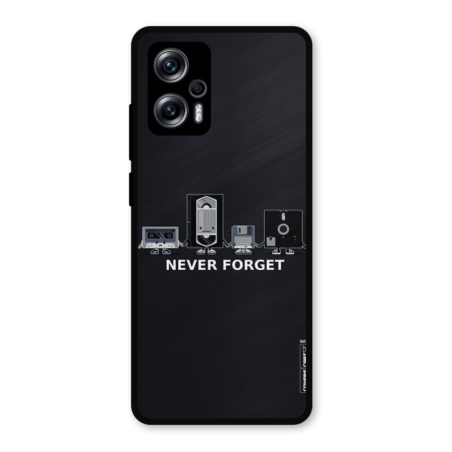 Never Forget Metal Back Case for Redmi K50i