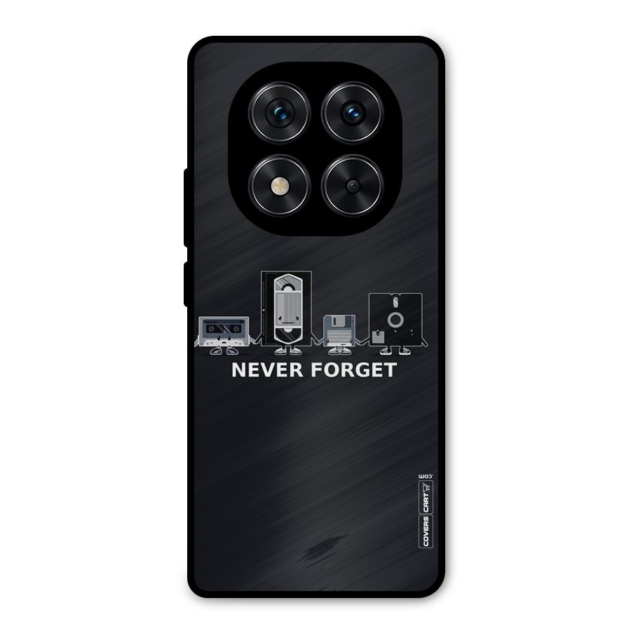 Never Forget Metal Back Case for Redmi Note 14 Pro 5G