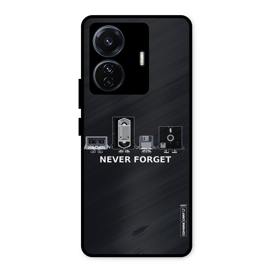 Never Forget Metal Back Case for Vivo T1 Pro