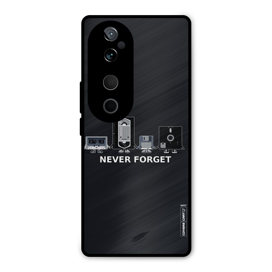 Never Forget Metal Back Case for Vivo T3 Ultra