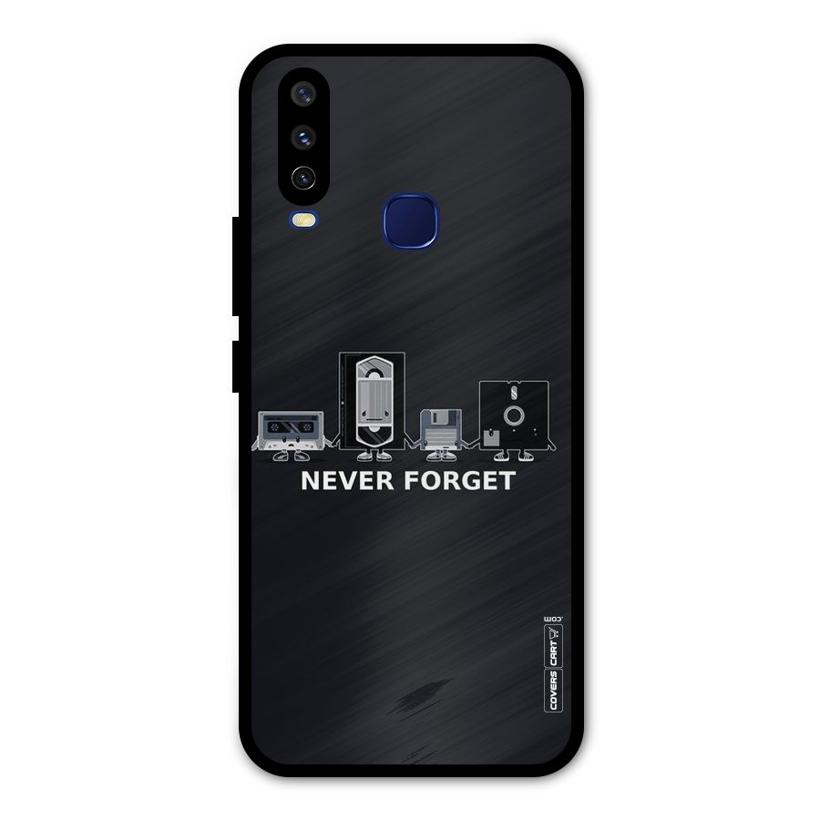 Never Forget Metal Back Case for Vivo V17