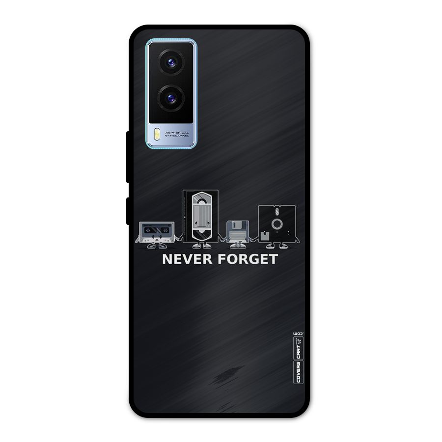 Never Forget Metal Back Case for Vivo V21e 5G