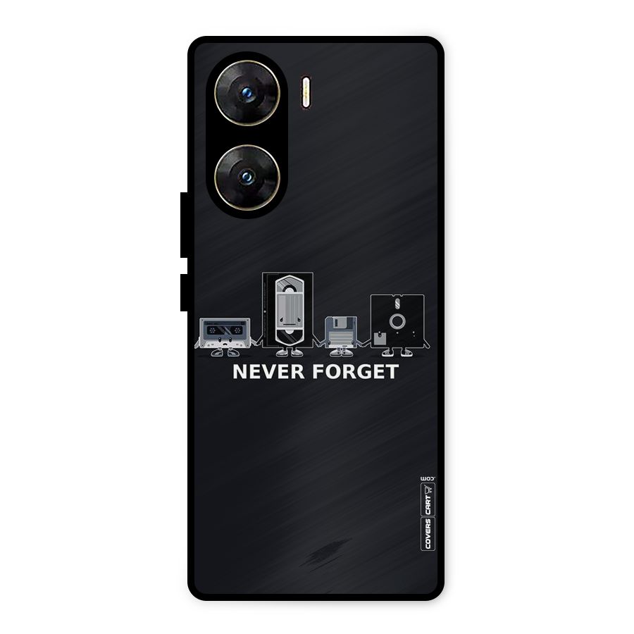 Never Forget Metal Back Case for Vivo V29e