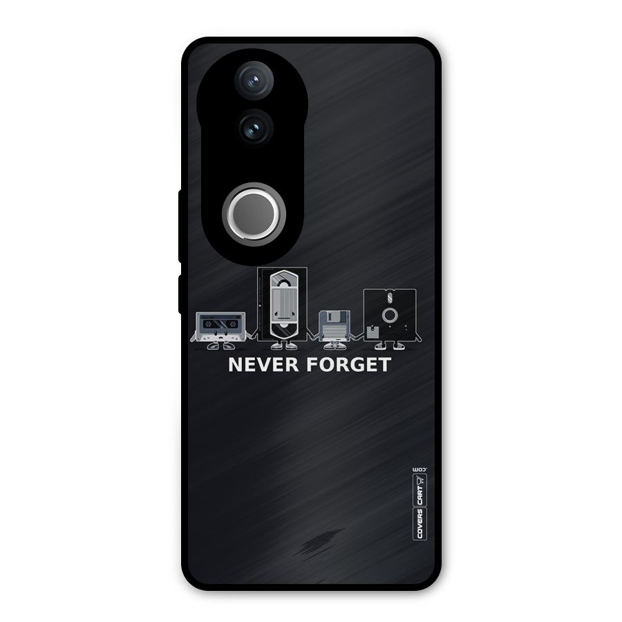 Never Forget Metal Back Case for Vivo V50