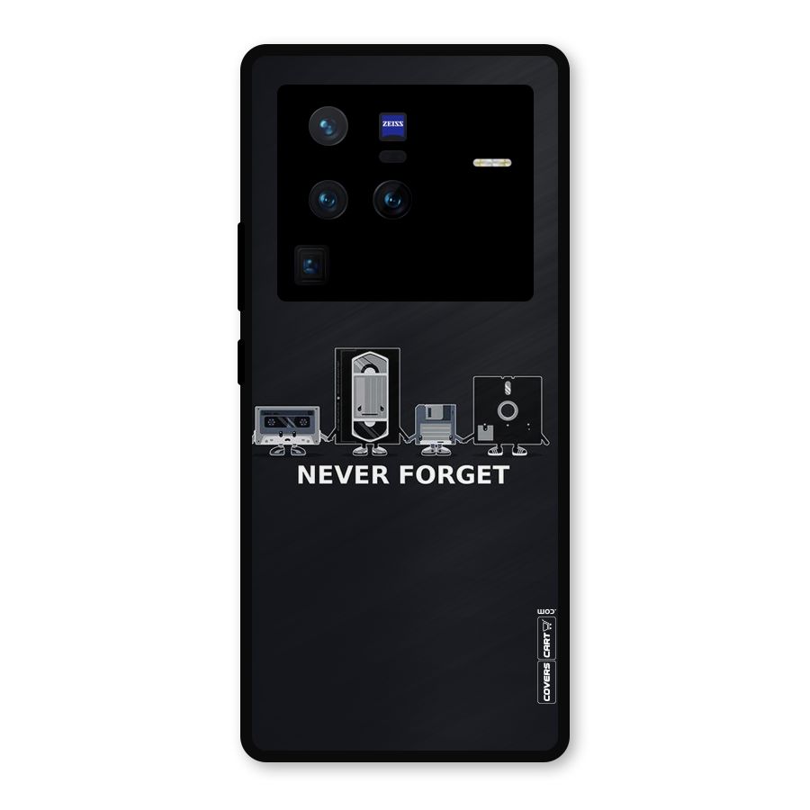 Never Forget Metal Back Case for Vivo X80 Pro