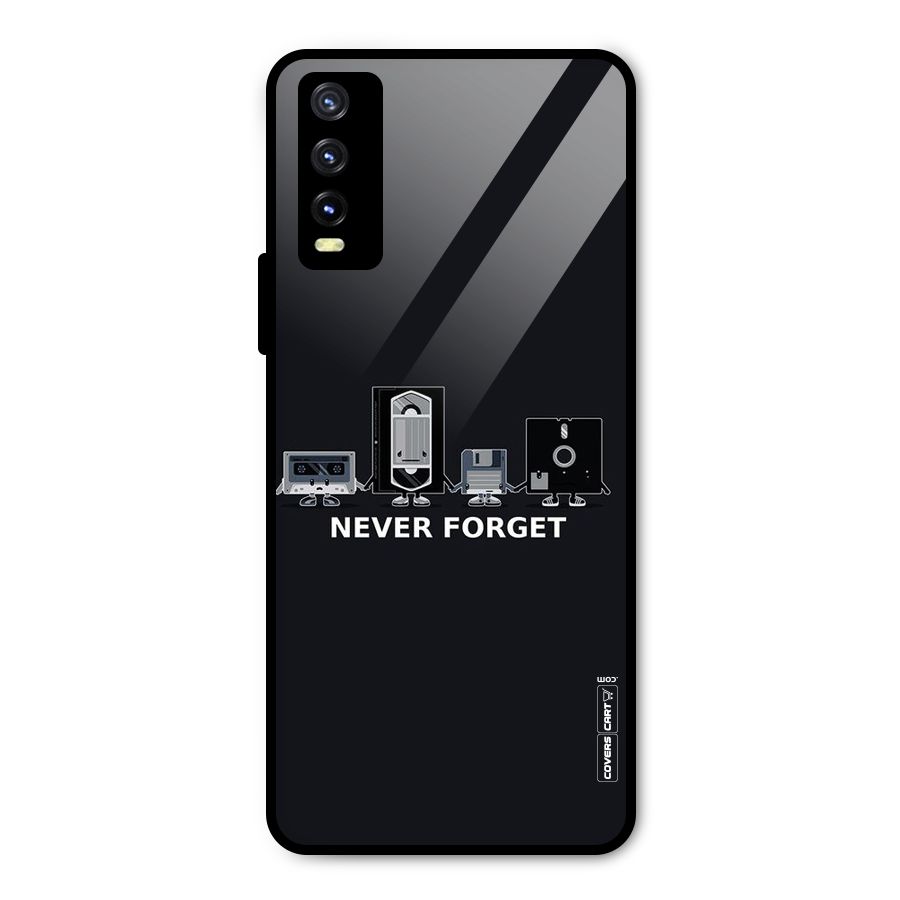 Never Forget Metal Back Case for Vivo Y20