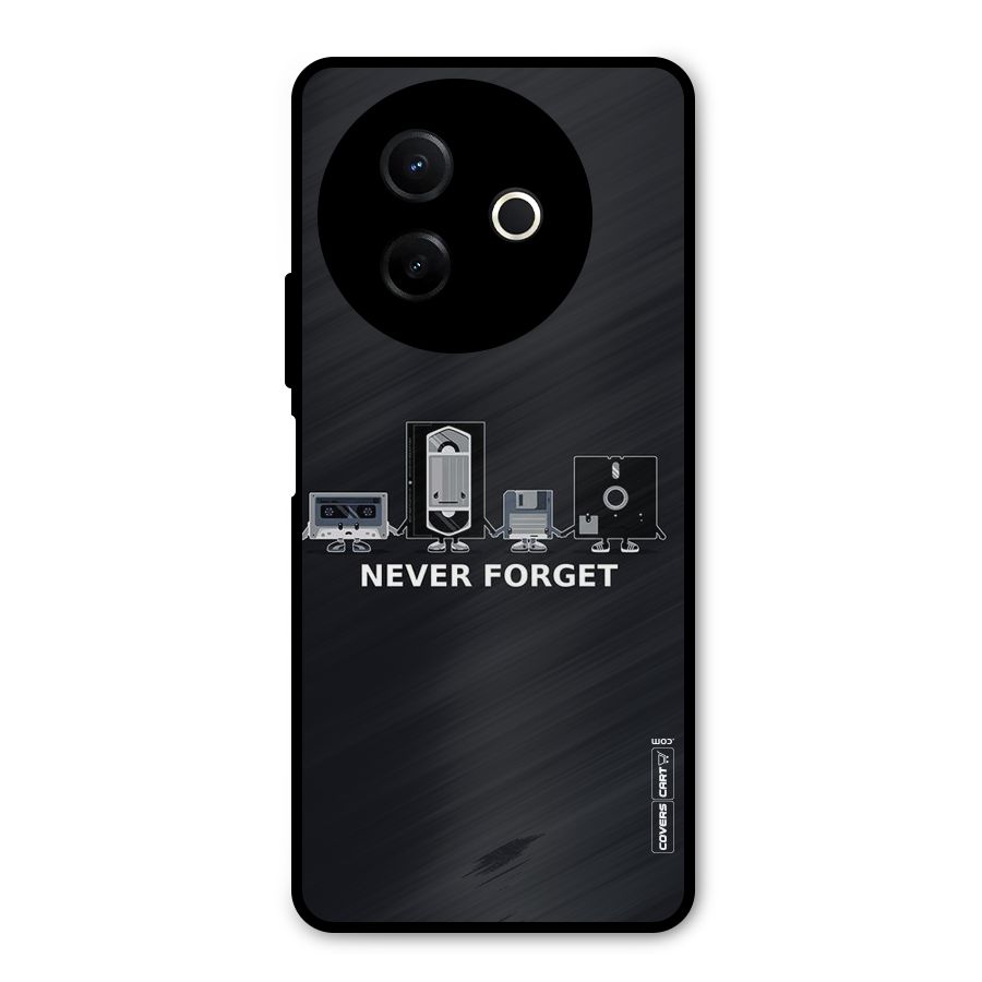 Never Forget Metal Back Case for Vivo Y39