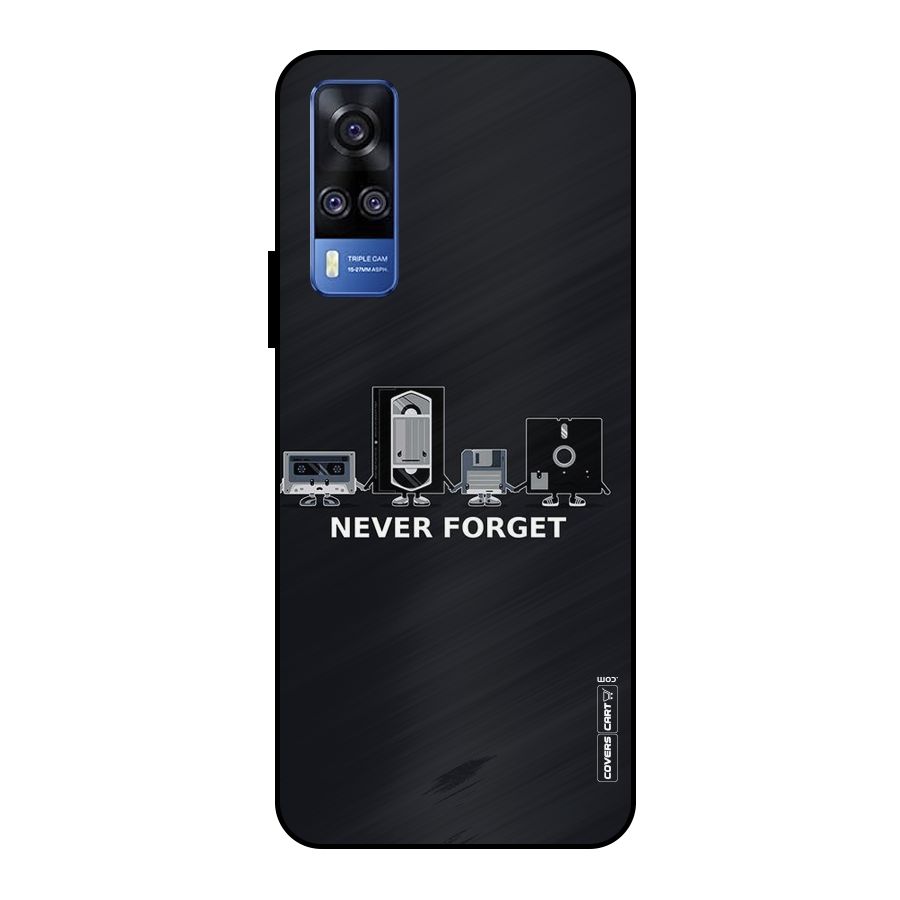 Never Forget Metal Back Case for Vivo Y51