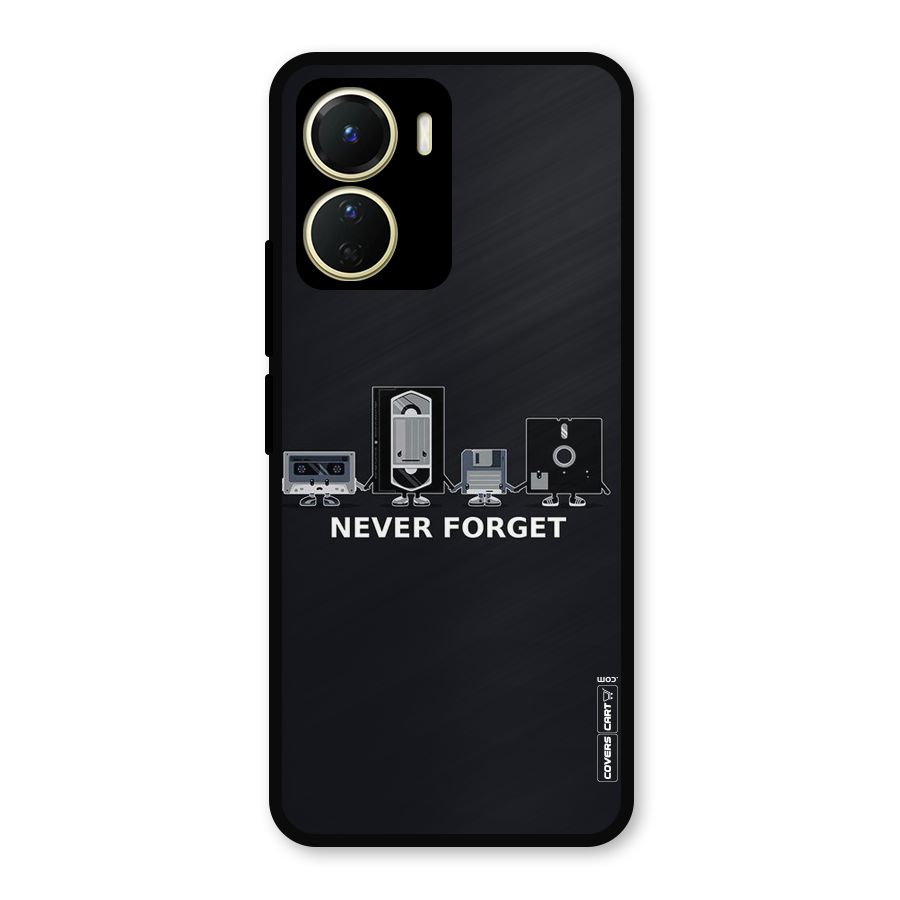 Never Forget Metal Back Case for Vivo Y56