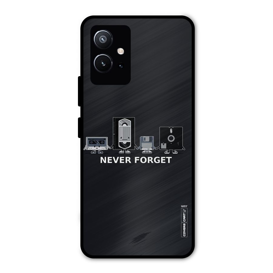 Never Forget Metal Back Case for Vivo Y75 5G
