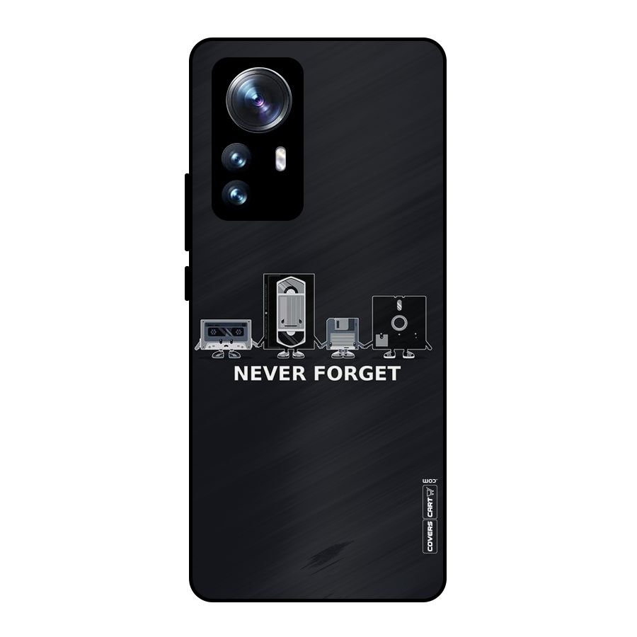 Never Forget Metal Back Case for Xiaomi 12 Pro
