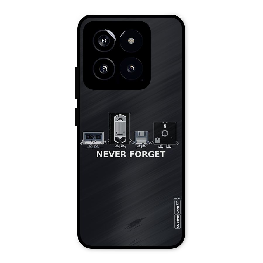 Never Forget Metal Back Case for Xiaomi 14