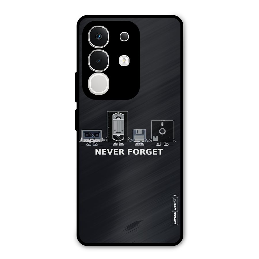 Never Forget Metal Back Case for iQOO Z10x