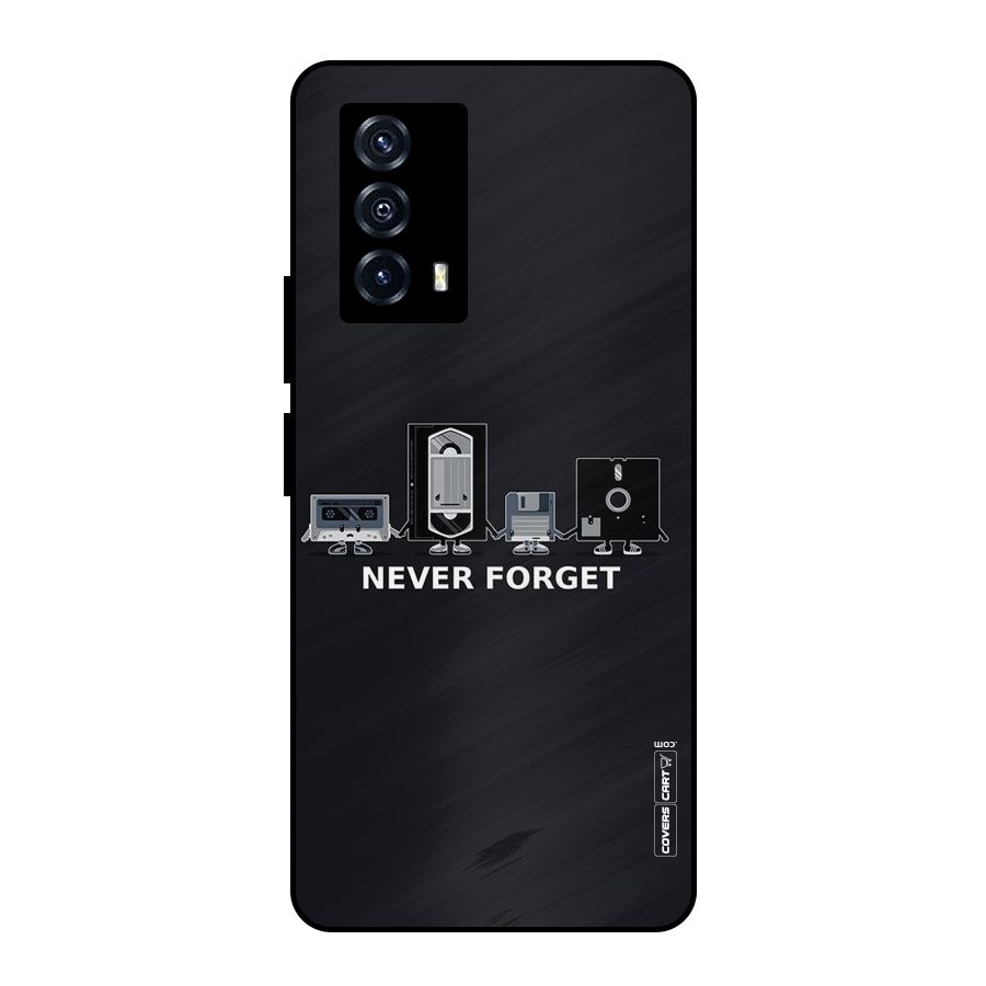 Never Forget Metal Back Case for iQOO Z5
